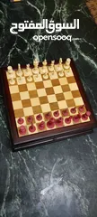  22 شطرنج تحفة ديكور من الخشب الفاخر
