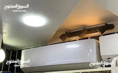  6 مكيفات  عادي (روتري) طن 1 طن 1.5 طن 2 طن مستعمل بحالة الوكاله  من كوخ الاسكيمو للتكييف والتبريد