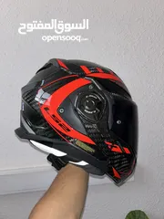  2 خوذة دراجة كاربون فايبر   Modular motorcycle full carbon fiber LS2 helmet