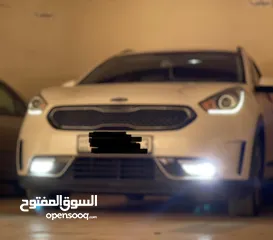  6 كيا نيرو 2018 وارد كوريا اصلي-لم تعمل تطبيقات مشاءالله عليها  توب نظافه فحص اقتصاديه جدا 450 بالتنكه