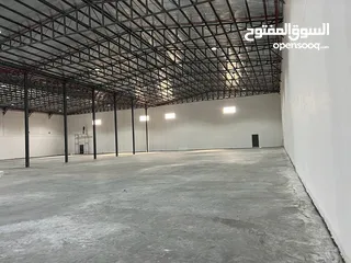  3 مخزن مرخص للايجار ميناء عبد الله مساحه 3250 متر -تخزين شامل -متنوع