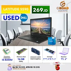  20 لابتوبات ديل مواصفات عالية معالج أي سفن رام 16 جيجا ،  Dell Latitude 5300 CORE I7-8TH 16 GB Ram   .