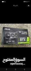  6 RTX Asus tuf gaming OC 3 fan   كرت بحالة الوكالة أن شاءالله ربي يطرح البركة لصاحب النصيب