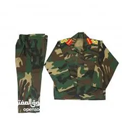  2 بدلات  ملابس عسكريه و امن عام و درك  و قوات خاصه و جيش   للأطفال