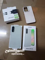  11 سامسونج جالكسي A56 5G  وكاله مع كرتونته وشاحنه ومكفول