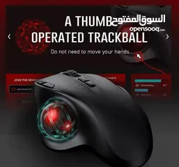  4 nulea m 512 wireless trackball mouse