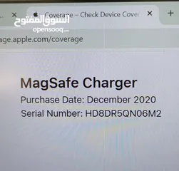  2 شاحن لاسلكي ماك سيف ايفون اصلي ؛ magesafe iphone
