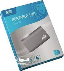  1 AGI PORTABLE 512 SSD ED138 SSD خارجي فائق السرعة  اسس دي 