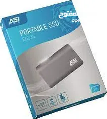  1 AGI PORTABLE 512 SSD ED138 SSD خارجي فائق السرعة  اسس دي