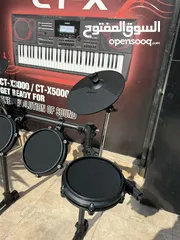  5 ‏Alesis Turbo Mesh Kit Drums جديد بالكرتونه كفاله جواهر موسيقى مع فاتوره رسمه