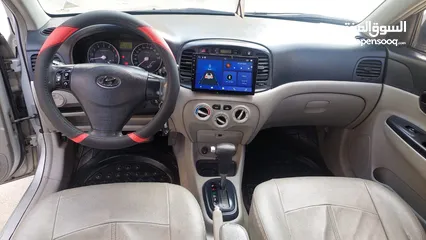  1 هنداي فيرنا 2006 - متور 1400 فحص ممتاز خاليه من ضربات الشصي وخاليه من القص للبيع