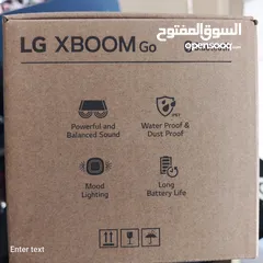  6 LG XBOOMgo bluetooth speaker unused and unopened (xg5qbk)