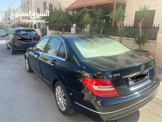  4 مرسيدس c180 2013 // 1600cc تصلح للاعفاءات الطبية