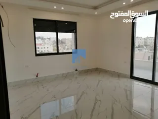 17 شقة فاخرة للبيع في خلدا  - قرب مدارس ساندس طابق ثالث 160م مع روف دوبلكس 125م لم تسكن