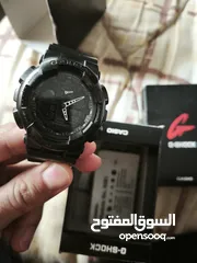  1 ساعة جي شوك بحاله جيده black edition GA100
