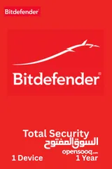 1 Bitdefender Total Security 1 Device 1 Year