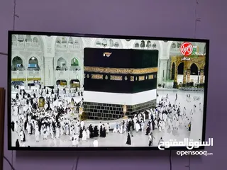  1 شاشة سامسونج سمارت مستعملة بحالة الوكالة رسيفر داخلي