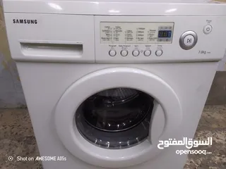  5 غساله سامسونج فل الفل اتوماتيك مستعمل وكااااله بصلاة على النبي الله يبارك لا صاحب النصيب ويوجد غاز ا