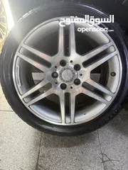  11 جنط مرسيدس w204 AMG  جنط بحالة ممتازه لا كسور ولا خشوط بحالة ممتازه حجم جنط 17 امامي رفيع خلفي عريض