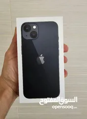  5 ايفون 13 128G جديد بالكرتونة وارد شرق اوسط معو كفالة سنتين Abm care لون اسود