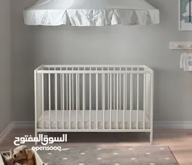  1 سرير اطفال ايكيا ikea cot