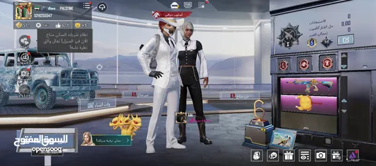  2 pubg mobile حساب للبيع  شيقل