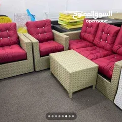  4 انتبه السعر حرق و لفترة محدودة  طقم راتان 5 مقاعد 115 د شامل توصيل لعمان وزرقا