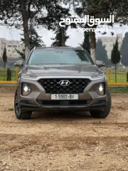  19 هونداي سنتافي موديل 2019 ترخيص 2018 دفع رباعي 4*4 اضافات مميزة جداً بدون فتحة