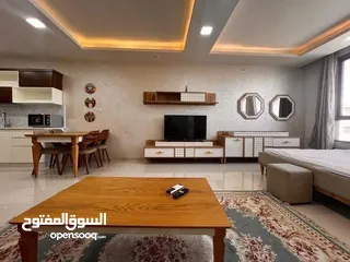  1 أستوديو مفروش للايجار قرب دوار الساعه