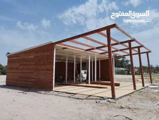  4 cabane en bois, بيوت خشبية