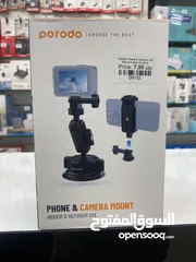  1 Porodo Phone & Camera Mount Indoor& Outdoor Use