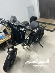  4 بسكليت كهربائية BMX 2024 – بطارية 48V، موتور 250W، قابلة للطوي، مع طاقية وشاحن