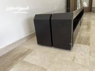  3 طاولة تلفزيون - فرن غاز - برداي زيبرا- عرباية اطفال