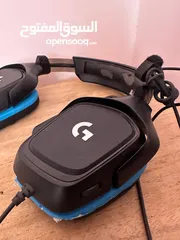  2 سماعة لوجيتك g432 logitech اصلية بحالة ممتازة جدا صوت نقي ومرتب 7.1 مع جميع المميزات وخامة ممتازة جد
