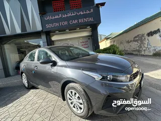  26 استاجر الان كيا سيراتو موديل 2025 فل كامل عداد زيرو باقل الاسعار فقط من الجنوب لتأجير السيارات