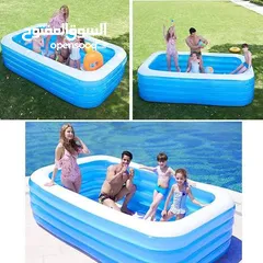  3 اجعل صيفك أكثر انتعاشًا ومرحًا مع مسبحنا القابل للنفخ! هل تبحث عن طريقة سهلة وممتعة لتبريد الأجواء