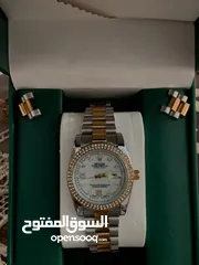  2 ساعة رولكس كوبي2 نسائية ممتازة و ناعمة بسعر33د