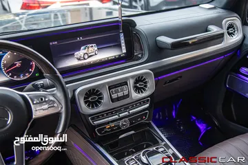  17 Mercedes G500 2021 Amg kit Night Package   السيارة وارد المانيا