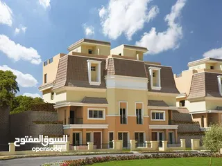  9 اس فيلا 239م للبيع فى كمبوند سراي القاهرة الجديدة بخصم 120% علي زيادة المقدم Sarai New Cairo