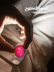  3 خواتم انتيك بأحجار كريمة من الياقوت الاصلي