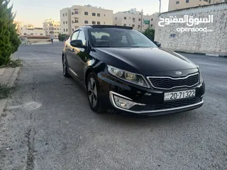  1 كيا اوبتيما 2012 K5 هايبرد وارد كوري فل كامل بانوراما  بحالة ممتازة والفحص موجود بالصور