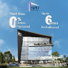  1 امتلك وحدتك الإداريه مساحة 54 متر في قلب التجمع الخامس في مشروع SPD Business Complex