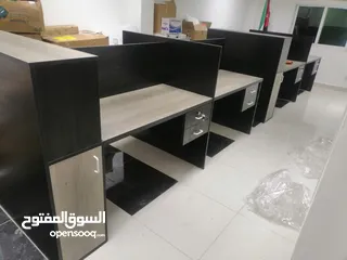  24 بارتيشن موظفين / ورك ستيشن رباعي  سداسي ثماني حسب الطلب من المصنع مباشرة