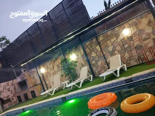  19 شاليه ومزرعة جرش