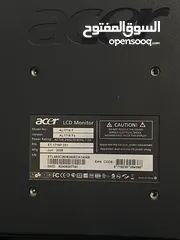  2 شاشة ايسر 75 هرتز 1280x1024 تصلح شاشة ثانوية للبي سي