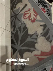  4 سجادة صوف بنقشة عاليه