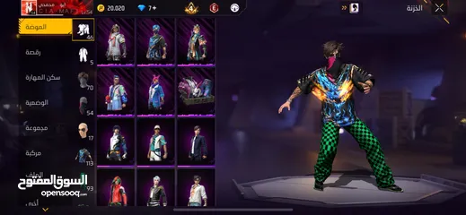  5 للبيع حساب فري فاير 2021