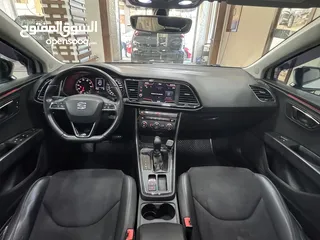  9 Seat FR 2018 لون ابيض فتحة سفف بانوراما فحص ممتاز