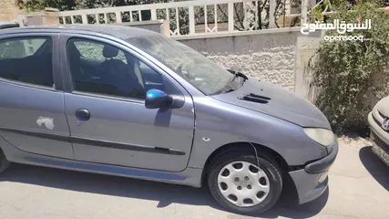  4 بيجو 2007 موديل 206 فحص كوم حديد 1300دينار