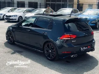  5 جولف Golf Tsi MK7.5 موديل 2018  بحالة الوكالة تسيير 2021  السيارة فللل اضافات
